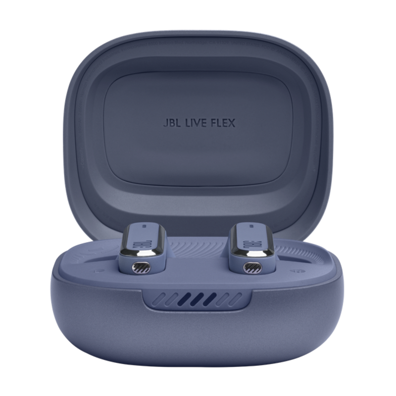 JBL Live Flex True Wireless Noise Cancelling Earbuds, Blue